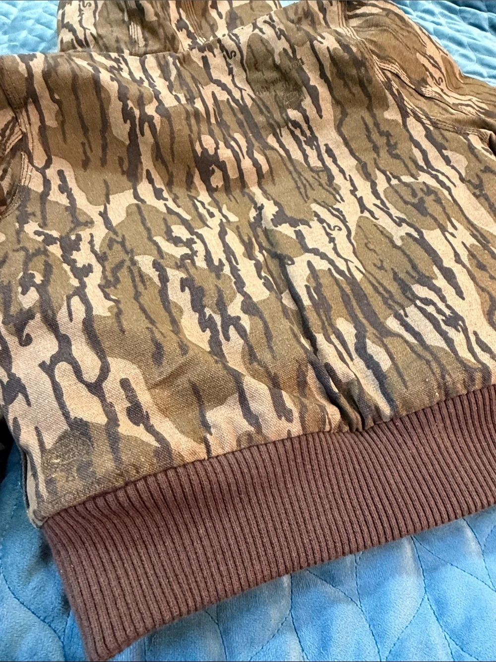Carhartt Boys' Canvas Active Hooded Insulated Jacket 4T Mossy Oak Camo